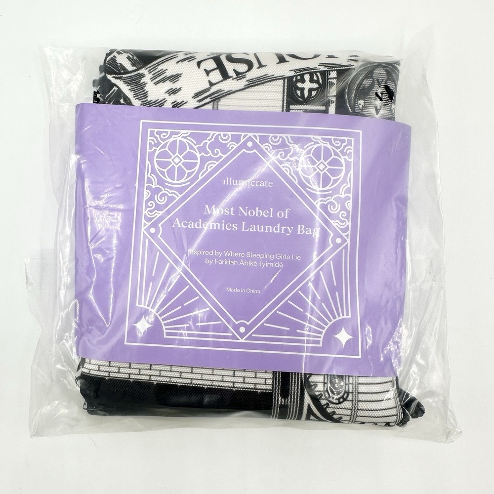 Illumicrate Nobel Academies Turing House Laundry Bag Where Sleeping Girls Lie